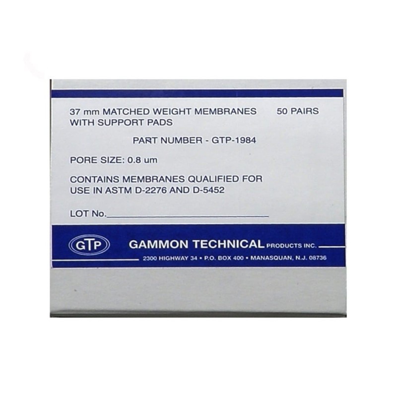 Membranes pour test gravimétrique GTP-1984 Gammon