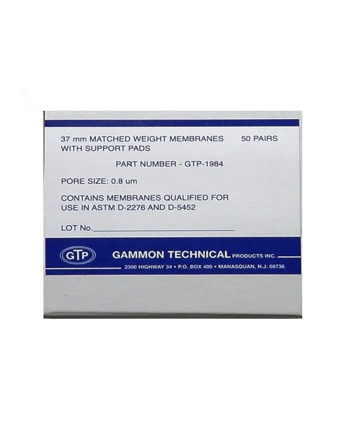 Membranes pour test gravimétrique GTP-1984 Gammon