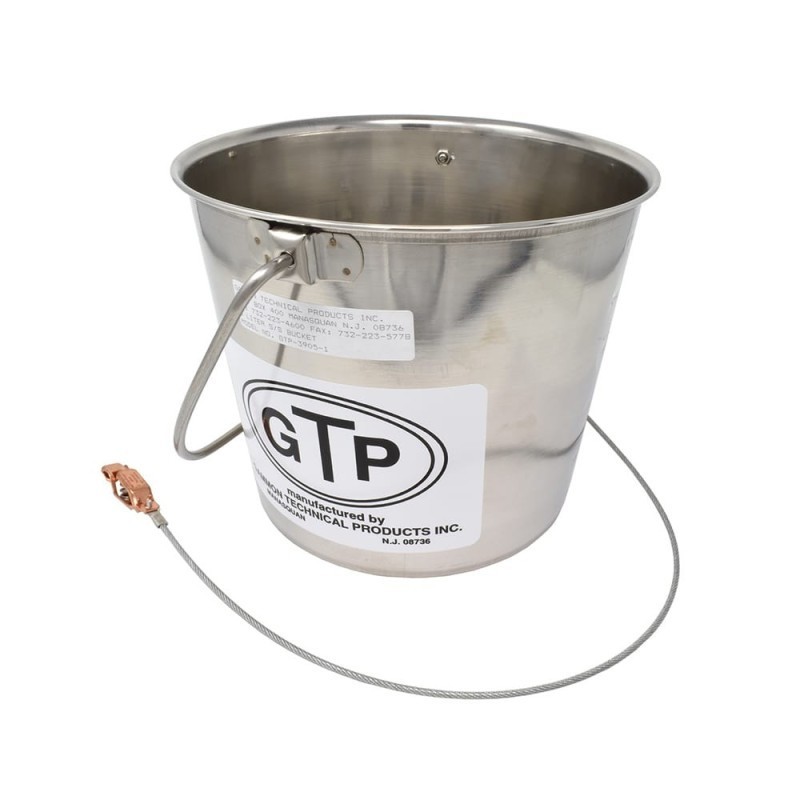 Seau gradué avec câble de masse GTP-3905-1 Gammon Technical Products