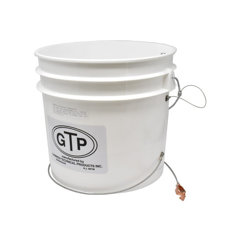 Seau gradué en plastique antistatique GTP-2518-2 Gammon Technical Products