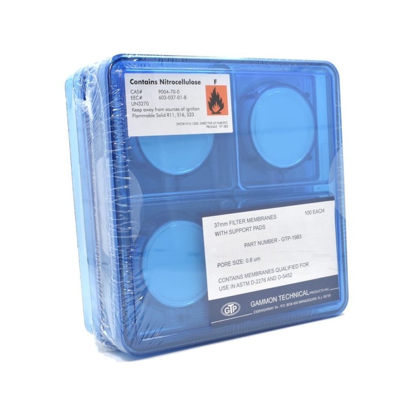 Membranes de test 37 mm (recharges) GTP-1983 Gammon Technical Products