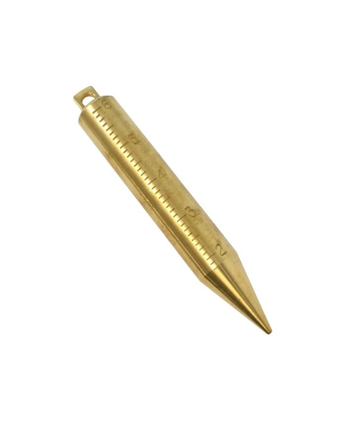 Plomb de jaugeage en laiton (Innage) - Graduation Impériale