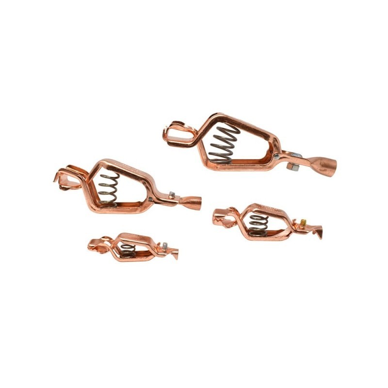 Pinces de mise à la terre en cuivre massif GTP-5891C Gammon Technical Products