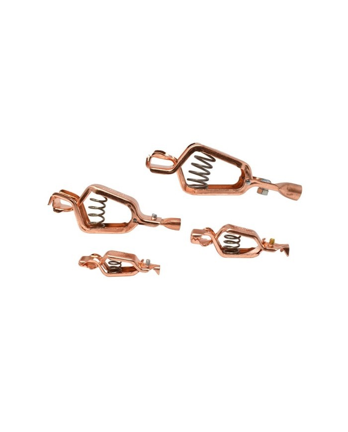 Pinces de mise à la terre en cuivre massif GTP-5891C Gammon Technical Products