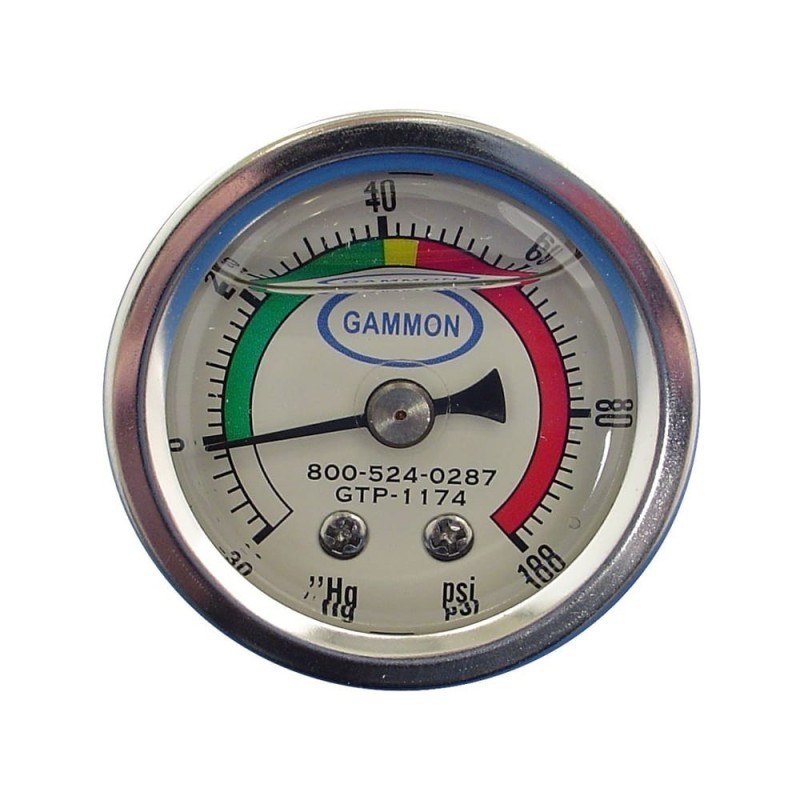 Manomètre à bain de liquide 1-1/2" GTP-1174 Gammon Technical Products