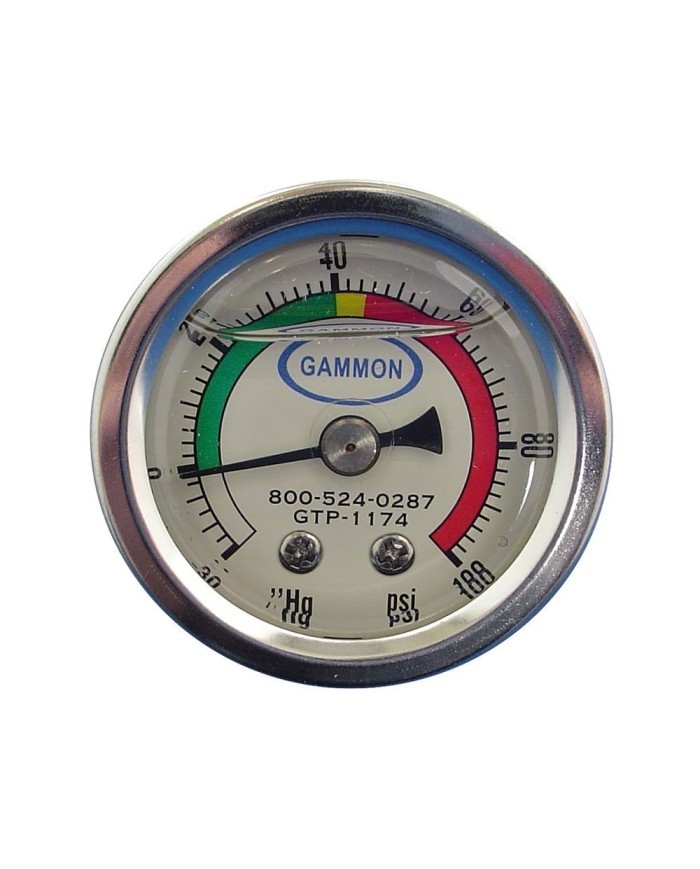 Manomètre à bain de liquide 1-1/2" GTP-1174 Gammon Technical Products