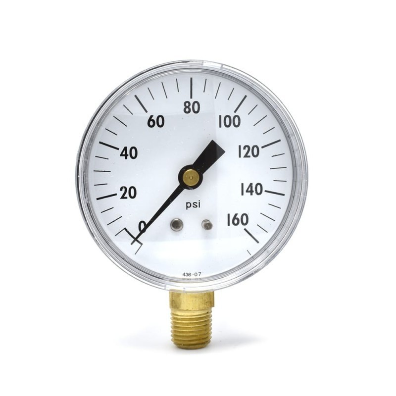 Manomètre de pression 2-1/2" (0-160 psi) GTP-2955C Gammon Technical Products