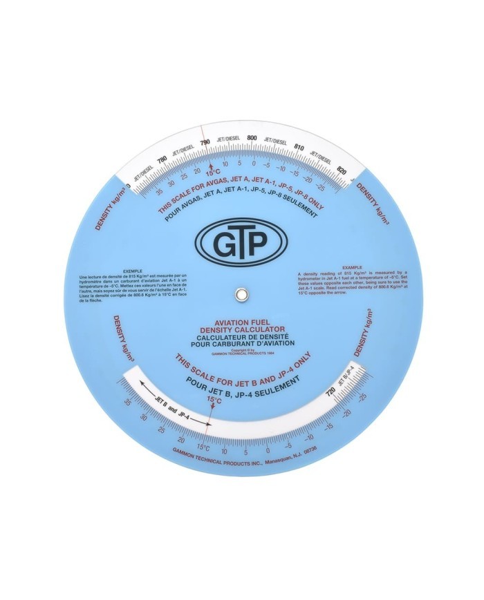 Calculateur de densité à 15 °C (Celsius) GTP-2727EF Gammon Technical Products