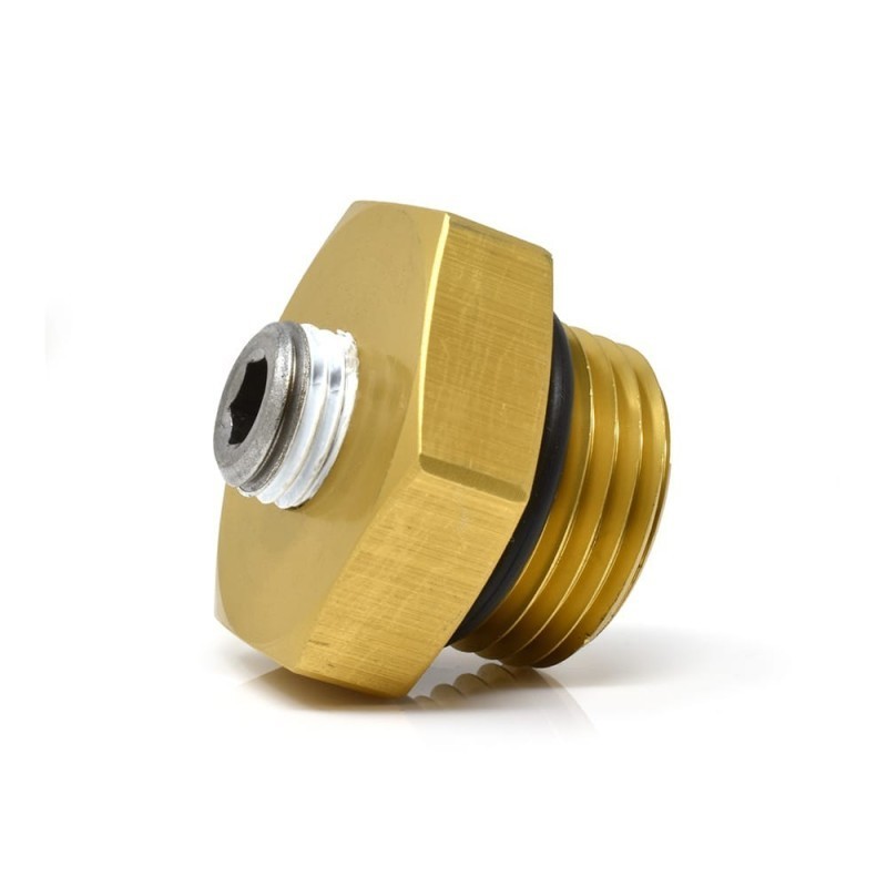Bouchon de purge en aluminium pour Gammon Gauge GTP-561