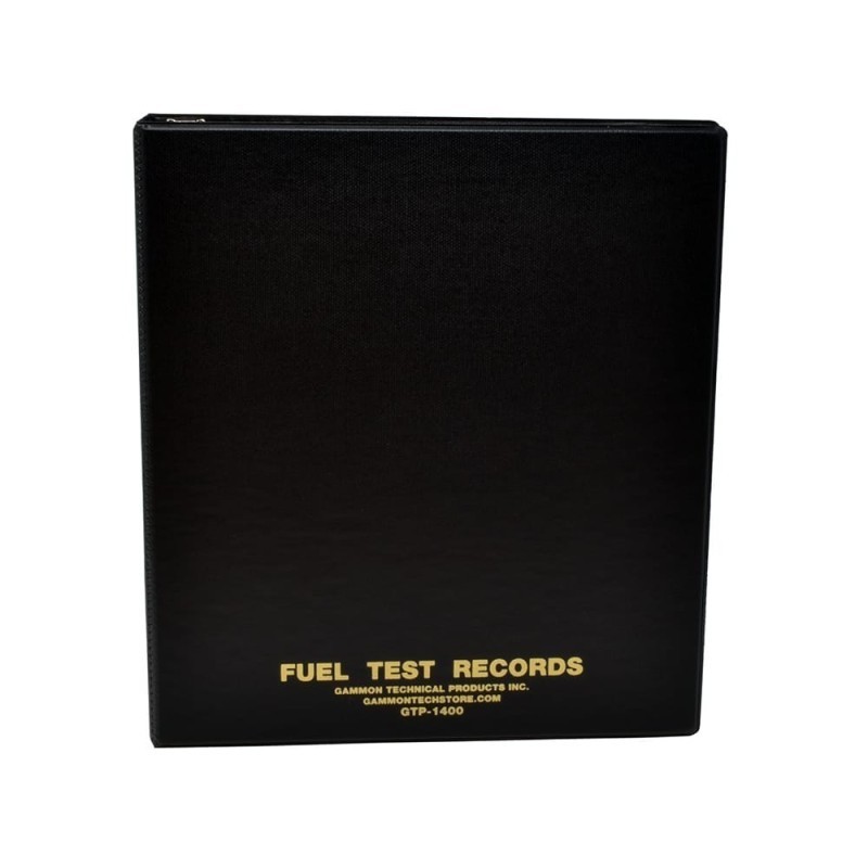 Classeur 3 anneaux pour rapports de test de filtration GTP-1400 Gammon Technical Products