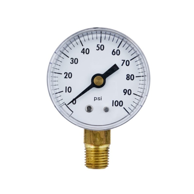 Manomètre de pression 2" (Boîtier Acier) Gammon Technical Products