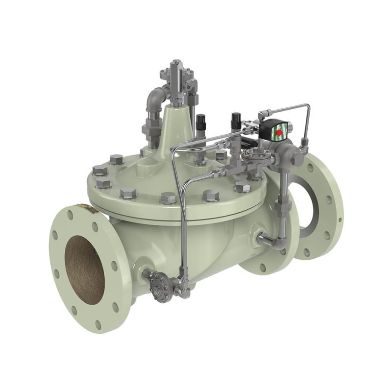 Vanne de limitation de débit et d'arrêt par solénoïde 43-37 Cla-Val